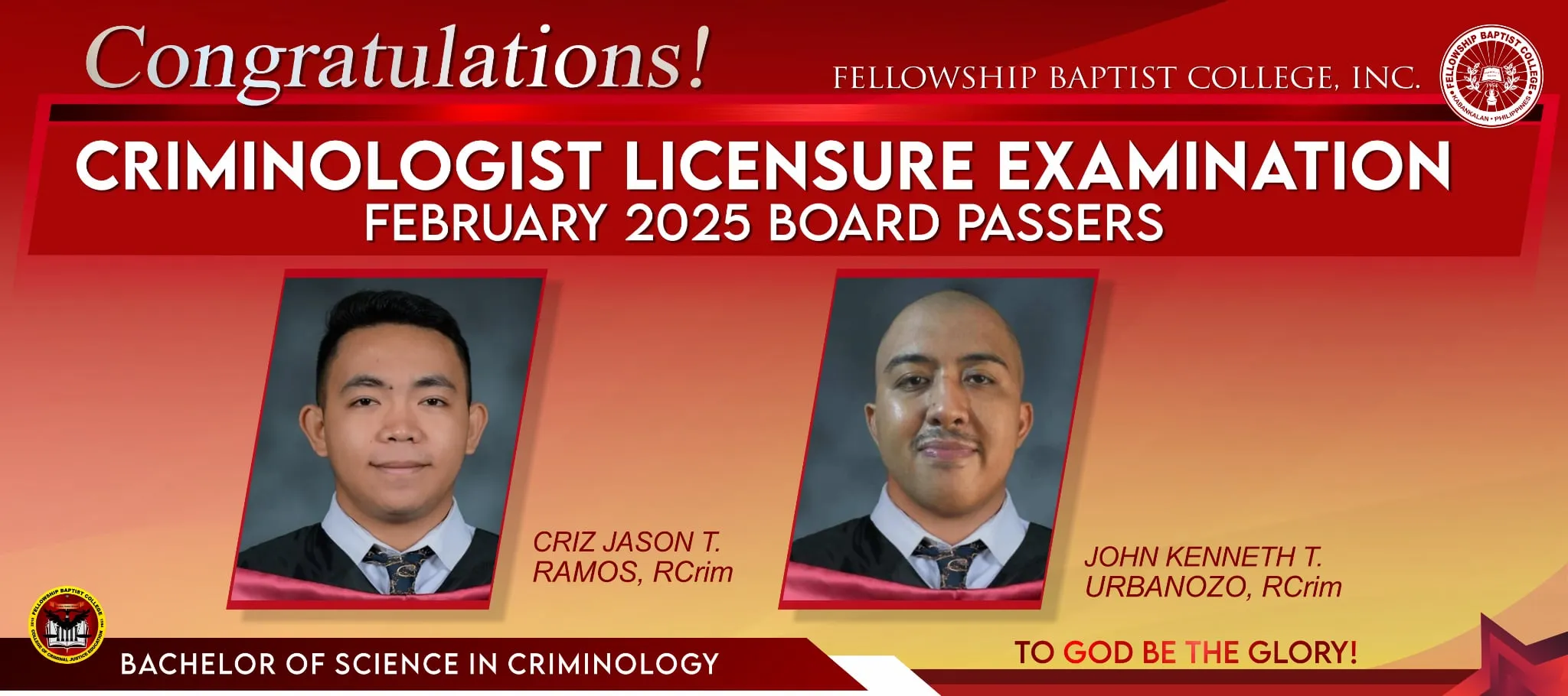 Congratulations to our Newly Registered Criminologist!