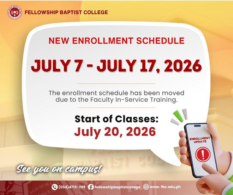 Enrollment has been rescheduled